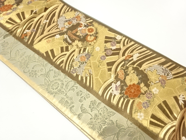 Japanese Kimono / Fukuro Obi Silk